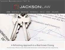 Tablet Screenshot of jacksonlawnc.com